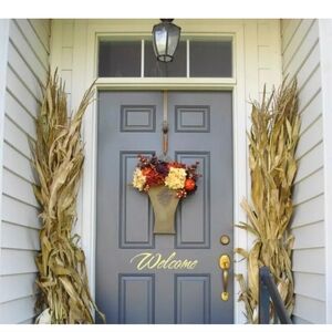 36" Dried Corn Stalks Bundle Fall Decor Thanksgiving Halloween Wedding